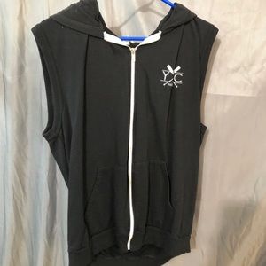 Sleeveless lightweight hoodie